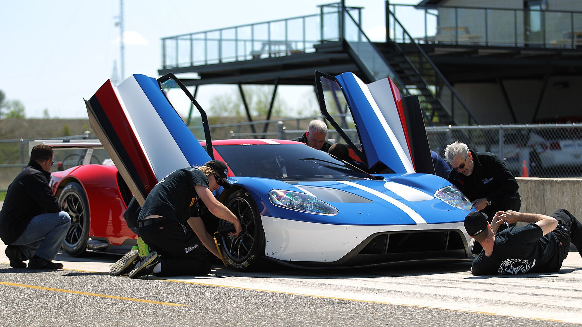 Ford GT GTLM undergoing testing at Calabogie