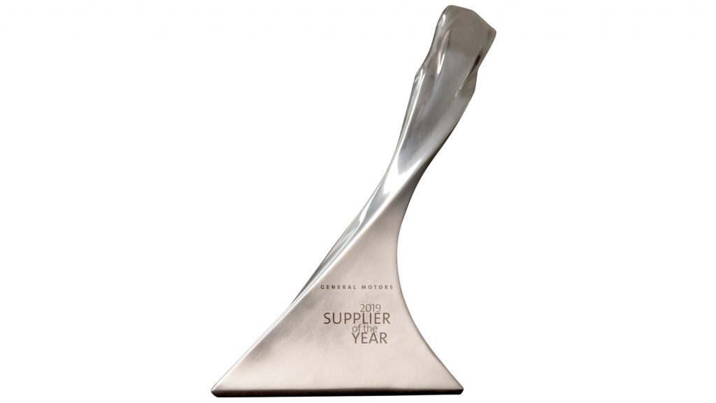 General Motors 2019 Supplier of the Year Award