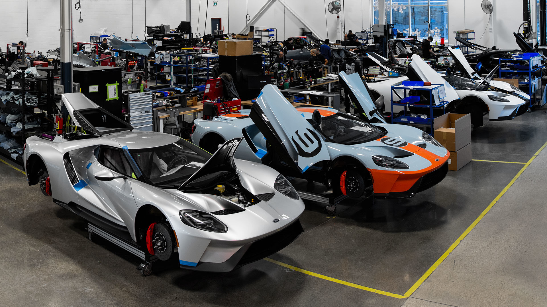 Multimatic Niche Vehicles Ford GT Assembly Facility