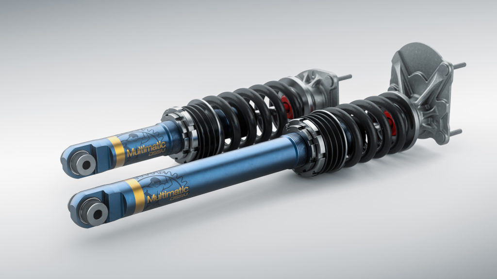 Multimatic DSSV dampers for the Porsche 911 GT3 Cup race car